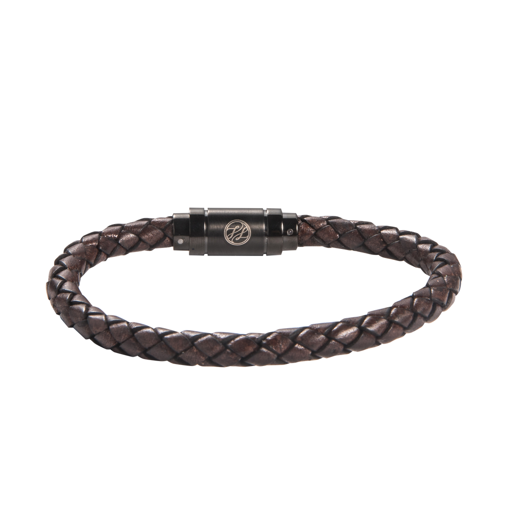 Throat Chakra Leather Bracelet